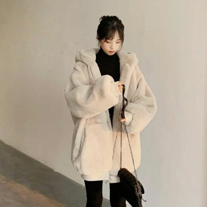 楽天市場】フェイクファーコート ボアコート レディース 毛皮コート  