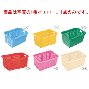 リス プラスケット No.500 イエロー【コンテナー】【メッシュコンテナ】【プラスチックコンテナー】【物流保管用品】【流通】【倉庫作業】【業務用】