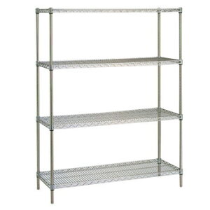 スーパーエレクターシェルフ 4段 P2200×MS910【代引き不可】【エレクターラック】【収納ラック】【棚】