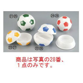 お子様ランチ皿 サッカーボール 小(仕切なし)レッド【メラミン食器】【皿】【ランチプレート】