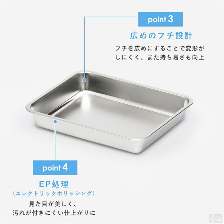 楽天市場】ステンレスバット 網セット 深型 (12枚取サイズ)【業務用 