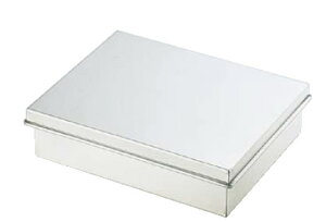 SA18-8蓋付バット 豆大 【ステンレスバット】【業務用保存容器】【18-8ステンレス】【Ω】【業務用】【調味料入れ】