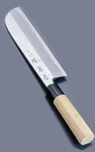 堺 菊守 極上 鎌形薄刃(片刃) 15cm【業務用包丁】【和包丁】【ナイフ】【和食包丁】【堺菊守】【業務用】