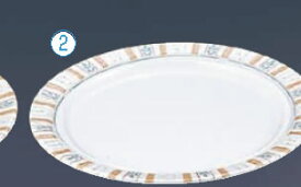 メラミン｢バジル｣ 24cmミート皿 BL-7807【小皿】【取り皿】【取皿】【小分け皿】【業務用】