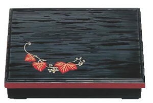 耐熱9寸ヘギ目松花堂 新ツタ 1-421-4 (仕切付) 【料理演出用品】【松花堂】【弁当箱】【業務用】