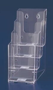 PSカタログケース 77701 (A4判 三ッ折・4段)【カタログスタンド】【業務用】