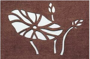 すり込み用渋紙 ハス-A 【引菓子 小物 季節物】【製菓用品】【和菓子用品 アメ細工類】【業務用】