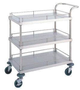 サービスワゴン W17型 W17A-S6106S 【代引き不可】【配膳ワゴン 配膳カート】【厨房用カート サービスワゴン】【棚 ワゴン キッチンワゴン】【業務用】