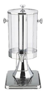KINGO 多角型ジュースディスペンサー 小 C-10401-2 6L 【代引き不可】【ドリンクバー フリードリンク】【喫茶用品】【ジュース ドリンクディスペンサー】【バイキング用品】【ドリンクディス
