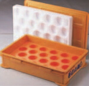 コンテナ茶碗蒸し 12ヶ入【コンテナ】【料理コンテナ】【フードコンテナ】【番重】【茶碗蒸しコンテナ】【料理運搬】【1-114-3】