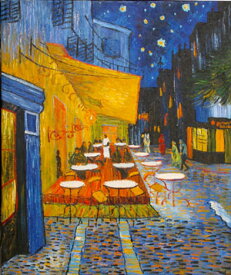 楽天市場 絵画 夜のカフェテラスの通販