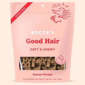 賞味期限 2025年1月10日 [ボッチェーズ]　good hair　サーモン　被毛や皮膚を健康的に　170g　ソフトチューイ　小麦粉不使用