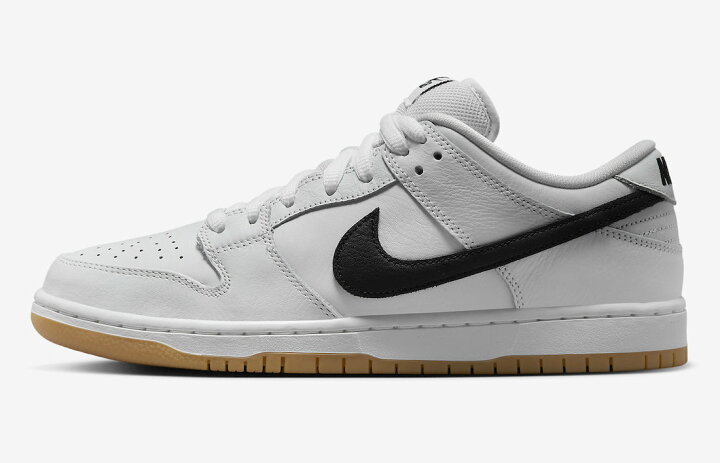 楽天市場】Nike SB Dunk Low Pro White/Black-White-Gum Light Brown 