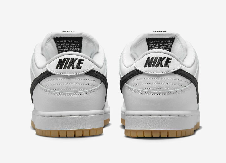 楽天市場】Nike SB Dunk Low Pro White/Black-White-Gum Light Brown 
