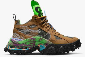 Off-White × Nike Air Terra Forma Wheat and Green Strike オフホワイト × ナイキ エアテラフォーマ "ウィート アンド グリーンストライク DQ1615-700【中古】新古品