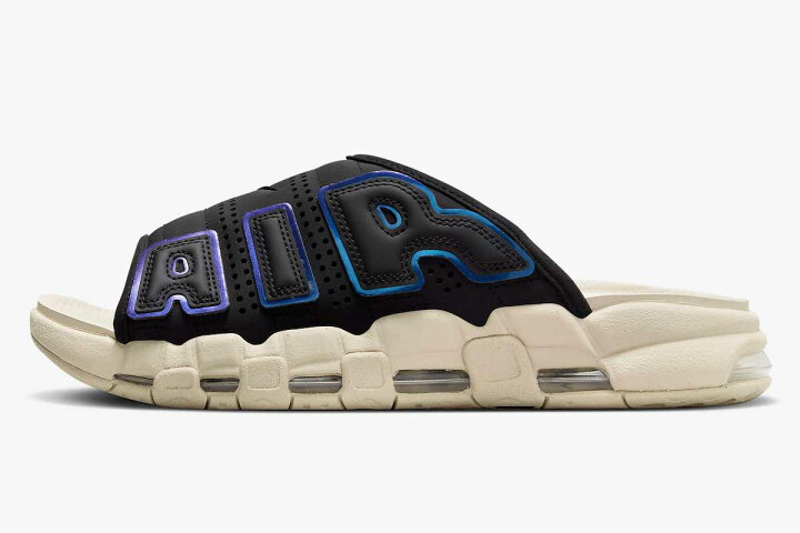 楽天市場】Nike Air More Uptempo Slide Black and Sanddrift ナイキ 