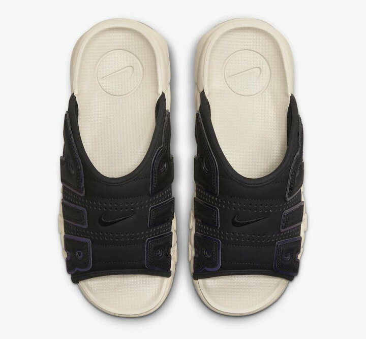 楽天市場】Nike Air More Uptempo Slide Black and Sanddrift ナイキ  