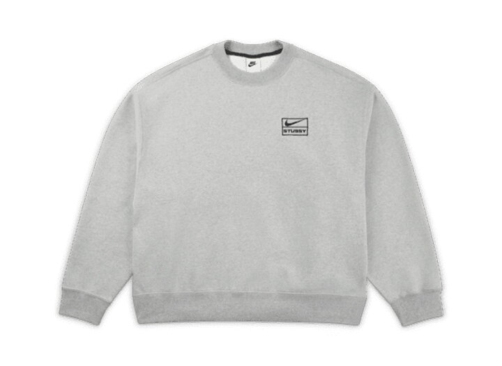 楽天市場】Stussy x Nike Fleece Crew Grey ステューシー x ナイキ  