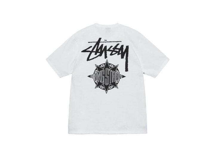 楽天市場】Stussy x Gang Starr Gang Starr Tee White ステューシー x 