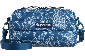Supreme Puffer Side Bag Blue Paisley シュプリーム パファー サイド バッグ ブルーペイズリー【中古】新古品
