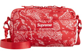 Supreme Puffer Side Bag Red Paisley シュプリーム パファー サイド バッグ レッドペイズリー【中古】新古品