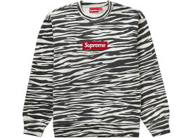 Supreme Box Logo Crewneck Zebra シュプリーム ボックス ロゴ クルーネック ゼブラ 22AW【中古】新古品