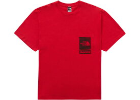 23SS Supreme / The North Face Printed Pocket Tee シュプリーム ザ ノース フェイス プリンティド ポケット Tシャツ Black White Navy Red Olive SUP-SS23-109 選べる カラー サイズ【中古】新古品