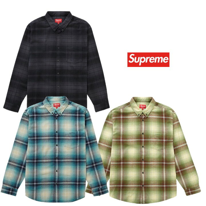 楽天市場】23SS Supreme Shadow Plaid Flannel Shirt シュプリーム  