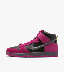 Run The Jewels × Nike SB Dunk High Active Pink and Black ラン ザ ジュエルズ × ナイキ SB ダンク ハイ アクティブピンク アンド ブラック DX4356-600【中古】新古品