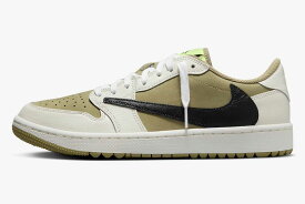 Travis Scott Nike Air Jordan 1 Low Golf Neutral Olive トラヴィス・スコット ナイキ エアジョーダン1 ロー ゴルフ ニュートラルオリーブ FZ3124-200【中古】新古品