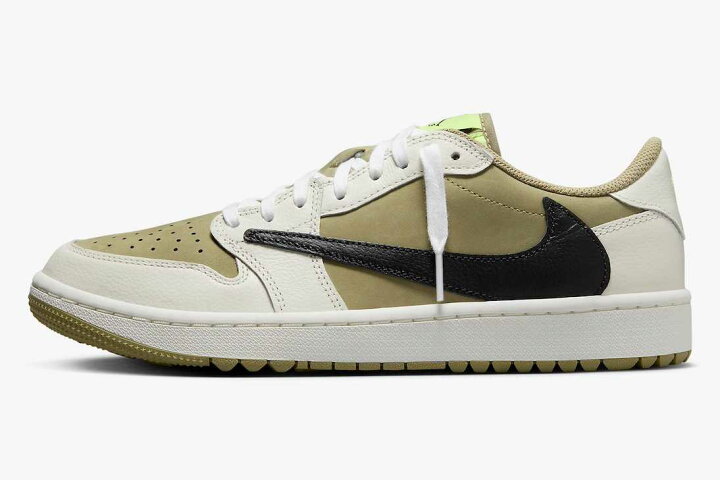 楽天市場】Travis Scott Nike Air Jordan 1 Low Golf Neutral Olive 