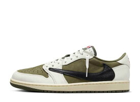 Travis Scott Nike Air Jordan 1 Low OG SP Reverse Olive トラヴィススコット ナイキ エアジョーダン1 ロー OG SP リバースオリーブ DM7866-200【中古】新古品