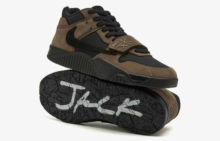 楽天市場】Travis Scott Nike Jordan Jumpman Jack TR Dark Mocha 