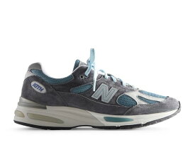 KITH New Balance 991V2 Asphalt/Lead/Oyster Mushroom キス ニューバランス 991V2 アスファルト/リード/オイスターマッシュルーム U991KH2【中古】新古品