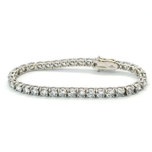 Tennis Chain Bracelet 4.9mm Width 14K DIAMOND Lab Grown �e�j�X�`�F�[�� �u���X���b�g 4.9mm�� ���{�O���E�� �_�C�������h