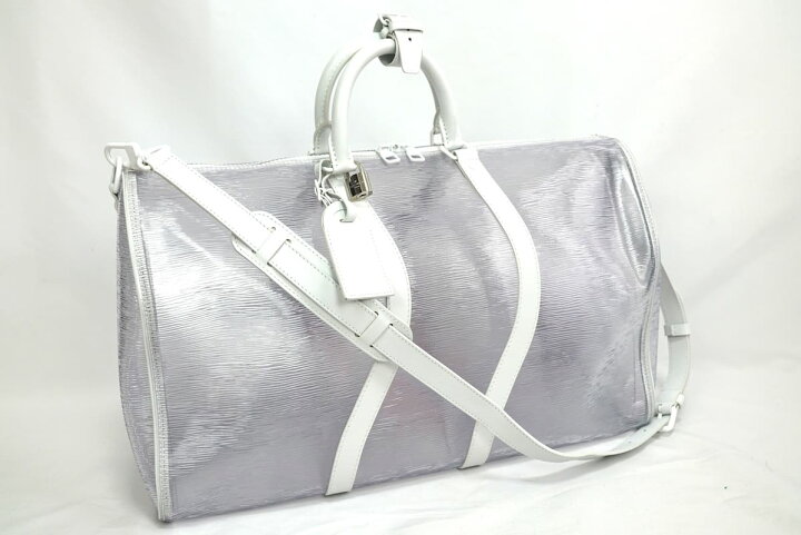 楽天市場】LOUIS VUITTON Wavy Keepall Bandouliere 50 Epi Plage 