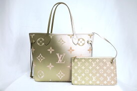 LOUIS VUITTON ルイヴィトン ネヴァーフル MM スプリングインザシティ サンセットカーキ グラデーション トートバック M59859【中古】