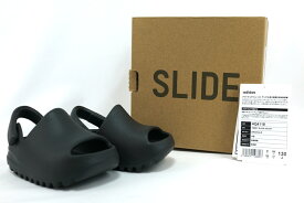 ADIDAS アディダス YEEZY SLIDE INFANT ONYX イージー スライド キッズ サンダル ブラック US 5K（約13cm） HQ4118 【中古】新古品