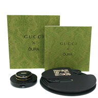 GUCCI グッチ OURA オーラ コラボ インターロッキングG スマートリング ブラック 23サイズ 705220IAABW 8…