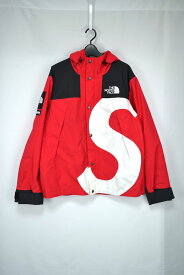 20FW Supreme The North Face S logo mountain jacket シュプリーム ノースフェイス ロゴ マウンテンパーカー レッド Sサイズ NP62002I【中古】