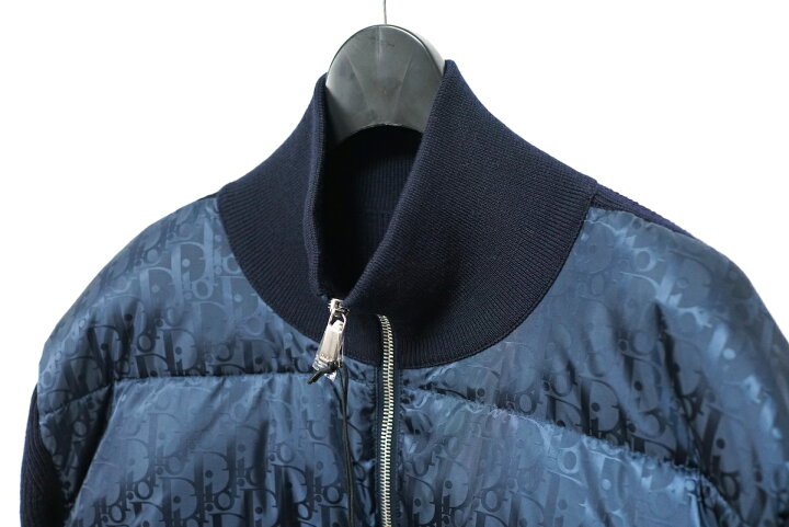 楽天市場】DIOR ディオール Oblique knit Puffer Jacket オブリーク 