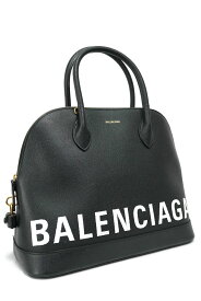 BALENCIAGA Ville top handle bag バレンシアガ ビルトップハンドル M レザー ハンドバッグ ブラック 鍵付属【中古】