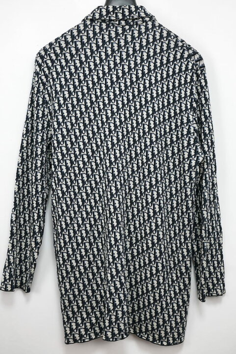 楽天市場】DIOR ディオール オブリーク 総柄ニット 長袖シャツ XL  