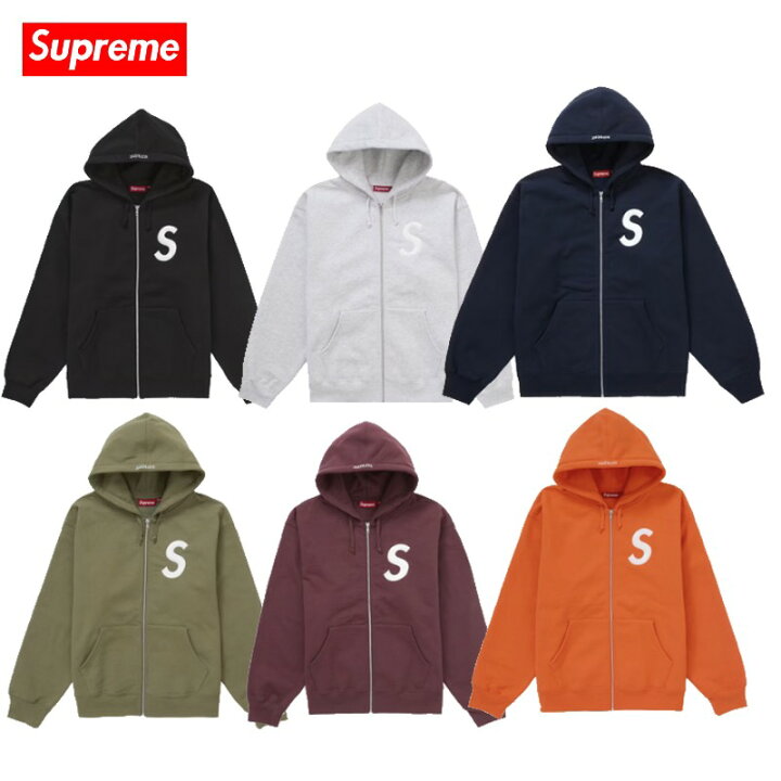 楽天市場】FW24 Supreme S Logo Zip Up Hooded Sweatshirt  