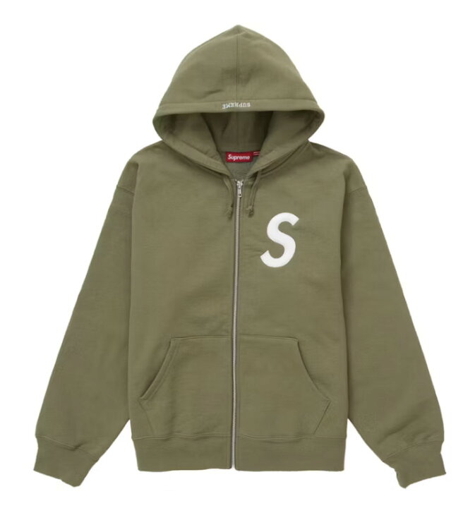 楽天市場】FW24 Supreme S Logo Zip Up Hooded Sweatshirt  