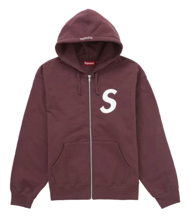 楽天市場】FW24 Supreme S Logo Zip Up Hooded Sweatshirt 