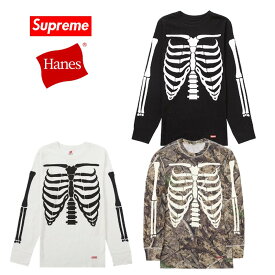 FW24 Supreme Hanes Bones Thermal Crew 1Pack シュプリーム ヘインズ ボーンズ サーマル クルー 1パック【中古】新古品