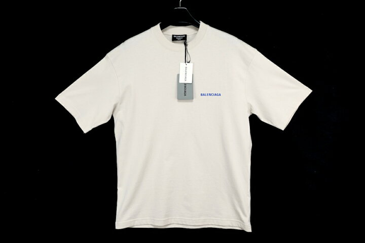 楽天市場】BALENCIAGA Logo T-Shirt 612966 TIGV5 バレンシアガ ロゴ T 
