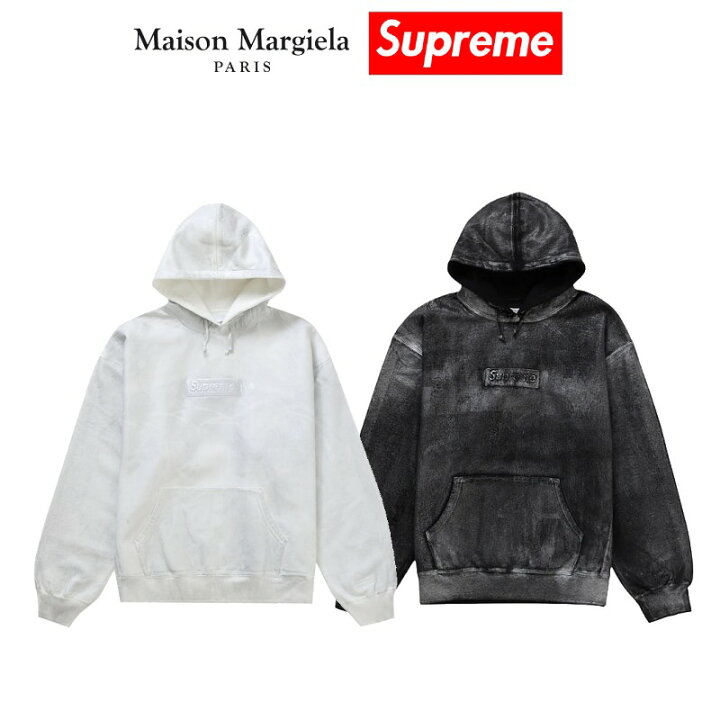 楽天市場】24SS Supreme MM6 Maison Margiela Foil Box Logo Hooded  