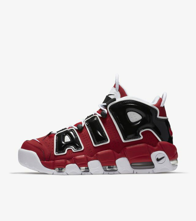 楽天市場】NIKE Air More Uptempo 96 Black and Varsity Red ナイキ 